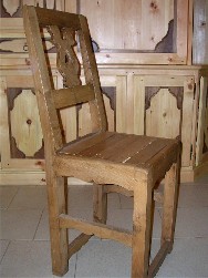 Luca Crosio - Sedia in noce nazionale